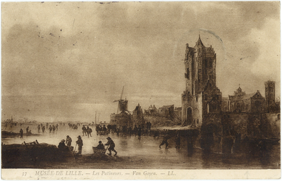 605541 Gefantaseerd gezicht op de Pellecussenpoort te Utrecht.